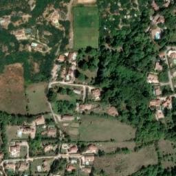 Vue satellite de Aux Tonneaux à Néoules
