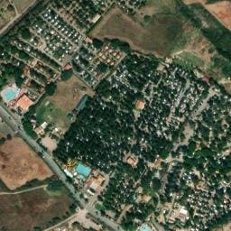 Vue satellite de La Maïre à Cers