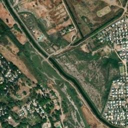 Vue satellite de Camping Bleu Marine à Cers