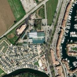 Vue satellite de Holiday Marina à Sainte-Maxime