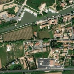 Vue satellite de Aire de Homps à Homps