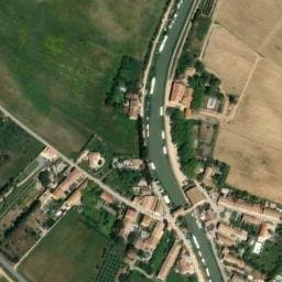 Vue satellite de Parking Port du Somail à Sallèles-d'Aude