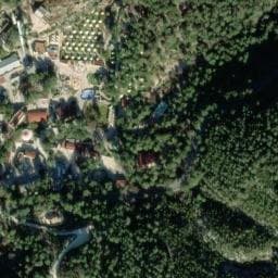 Vue satellite de Le Monde des Tipis à Le Castellet