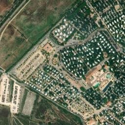 Vue satellite de Le Sérignan Plage Nature à Vendres
