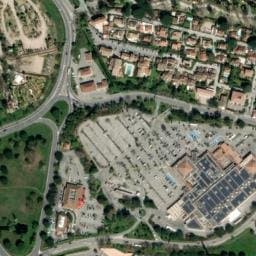 Vue satellite de Camping Paradis Marina Paradise à Gassin
