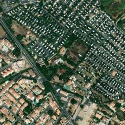 Vue satellite de Les Sables du Midi à Vendres