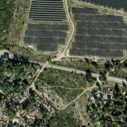 Vue satellite de Les Arbouses à Le Castellet