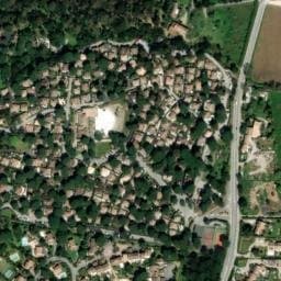 Vue satellite de Camping à la ferme Jauffret à Cavalaire-sur-Mer