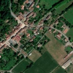 Vue satellite de Camping municipal à Aries-Espénan