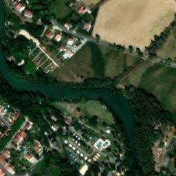 Vue satellite de Camping de Mazères à Gibel