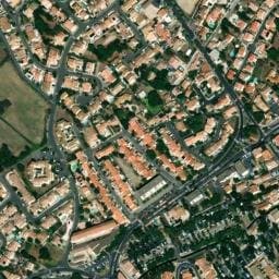 Vue satellite de Camping Central à Vendres