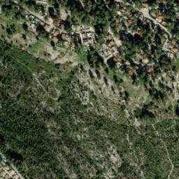 Vue satellite de Domaine de la Bergerie à Le Castellet