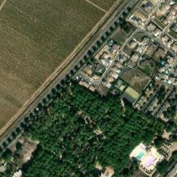 Vue satellite de Camping Le Bellevue à Vendres