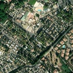 Vue satellite de Domaine La Yole à Vendres