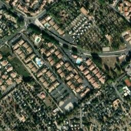 Vue satellite de Le Méditerranée à Vendres