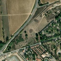 Vue satellite de Camping à Vendres à Vendres
