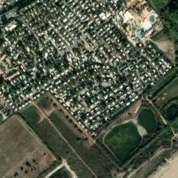 Vue satellite de Lou Village à Vendres