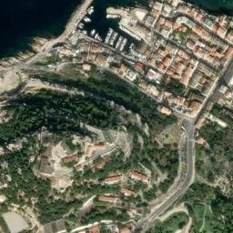 Vue satellite de Fontaine de la Madrague de Montredon à Marseille