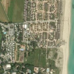 Vue satellite de Kon Tiki à Ramatuelle à Ramatuelle