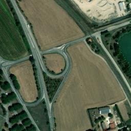 Vue satellite de Aire Touristique de Périès à Saverdun
