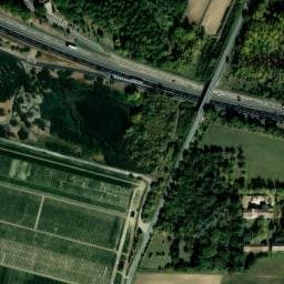 Vue satellite de Aire de Bram à Raissac-sur-Lampy