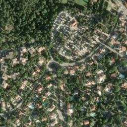 Vue satellite de Les Cigales à Cassis