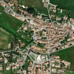 Vue satellite de Aire de Camping-Cars Badens à Rustiques