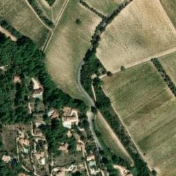 Vue satellite de Camping du Castillon à Le Castellet