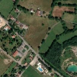 Vue satellite de Camping Les Petites Pyrénées à Cazeneuve-Montaut