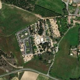 Vue satellite de Camping La Commanderie à Rustiques