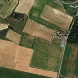 Vue satellite de Aire de repos à Rustiques à Rustiques