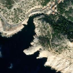 Vue satellite de Fontaine de Callelongue à Marseille