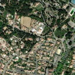 Vue satellite de La pinéde à Conilhac-Corbières