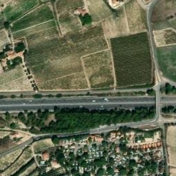 Vue satellite de Camping Capfun La Malissonne à La Cadière-d'Azur
