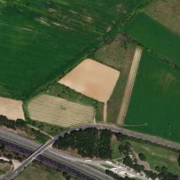Vue satellite de Aire du Belvédère d'Auriac à Berriac