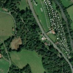 Vue satellite de Camping de la Truite à Ascarat