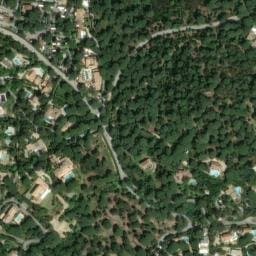 Vue satellite de Cap Taillat à Cavalaire-sur-Mer