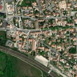 Vue satellite de Parking du magazin le Terroir - Capendu à Marseillette