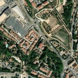 Vue satellite de La Sauge à La Cadière-d'Azur