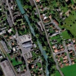 Vue satellite de Aire de camping-car à Agnos à Agnos