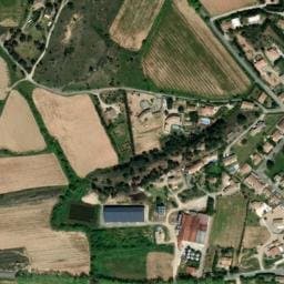 Vue satellite de Las Clauzes à Douzens