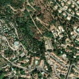 Vue satellite de Cros de Mouton à Cavalaire-sur-Mer