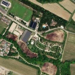 Vue satellite de Aire de camping-car de Cazilhac, cité de Carcassonne à Berriac