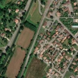 Vue satellite de Aire de repos à Boussens à Boussens