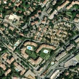 Vue satellite de la Pinède (2) à Cavalaire-sur-Mer