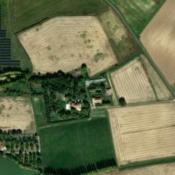 Vue satellite de Camping à la ferme Les Brugues à Fenouillet-du-Razès