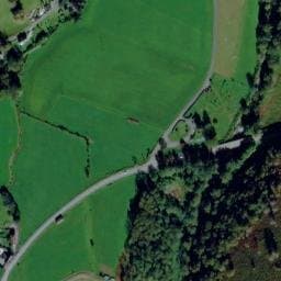 Vue satellite de Aire de Baretous à Ance Féas