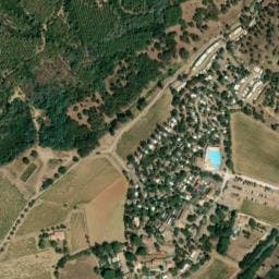 Vue satellite de Manjastre à Le Lavandou
