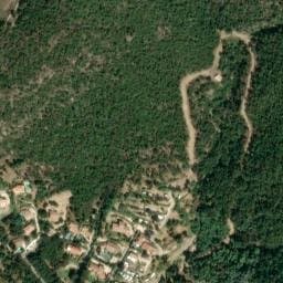 Vue satellite de Camping l'Hubac du Bleu à Le Lavandou