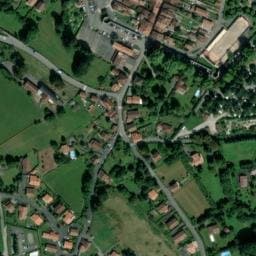 Vue satellite de Fontaine de la porte d'Espagne à Saint-Jean-Pied-de-Port